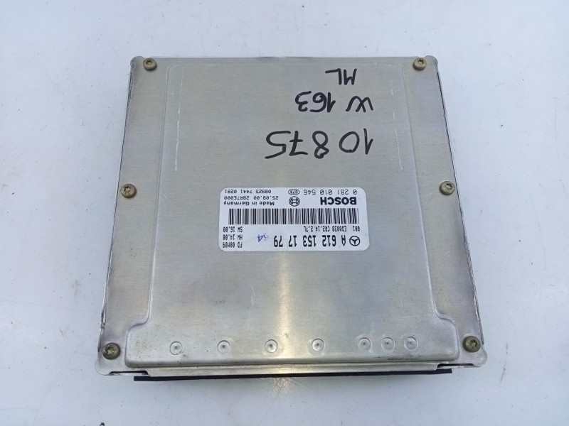 Recambio de centralita motor uce para mercedes-benz clase m (w163) 270 cdi (163.113) referencia OEM IAM A6121531779 0281010546 E