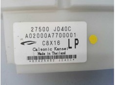 Recambio de mando climatizador para nissan qashqai (j10) acenta referencia OEM IAM 27500JD40C A02000A7700001 E3-B4-28-2 2