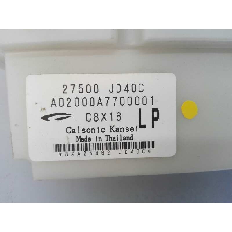 Recambio de mando climatizador para nissan qashqai (j10) acenta referencia OEM IAM 27500JD40C A02000A7700001 E3-B4-28-2