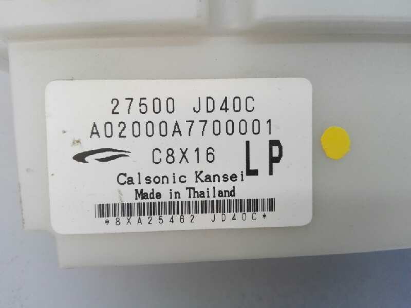 Recambio de mando climatizador para nissan qashqai (j10) acenta referencia OEM IAM 27500JD40C A02000A7700001 E3-B4-28-2