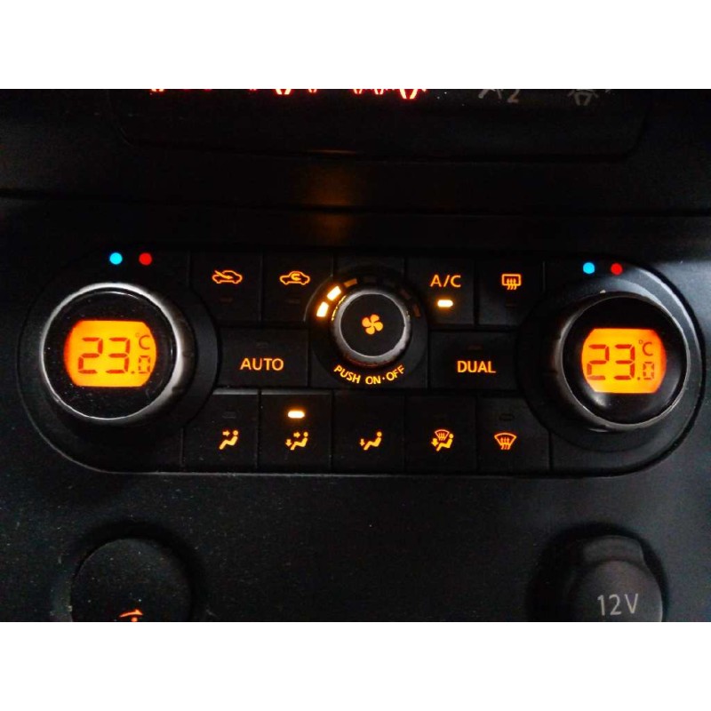 Recambio de mando climatizador para nissan qashqai (j10) acenta referencia OEM IAM 27500JD40C A02000A7700001 E3-B4-28-2