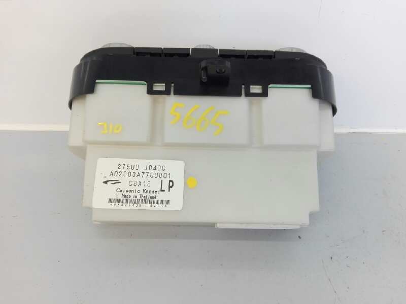 Recambio de mando climatizador para nissan qashqai (j10) acenta referencia OEM IAM 27500JD40C A02000A7700001 E3-B4-28-2