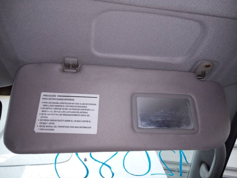 Recambio de parasol derecho para hyundai terracan (hp) 2.9 crdi gls referencia OEM IAM   