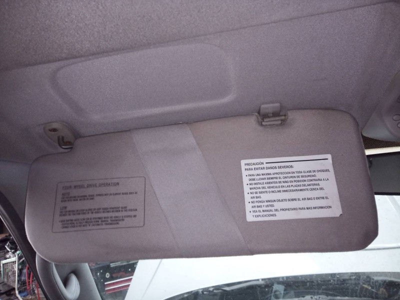 Recambio de parasol izquierdo para hyundai terracan (hp) 2.9 crdi gls referencia OEM IAM   