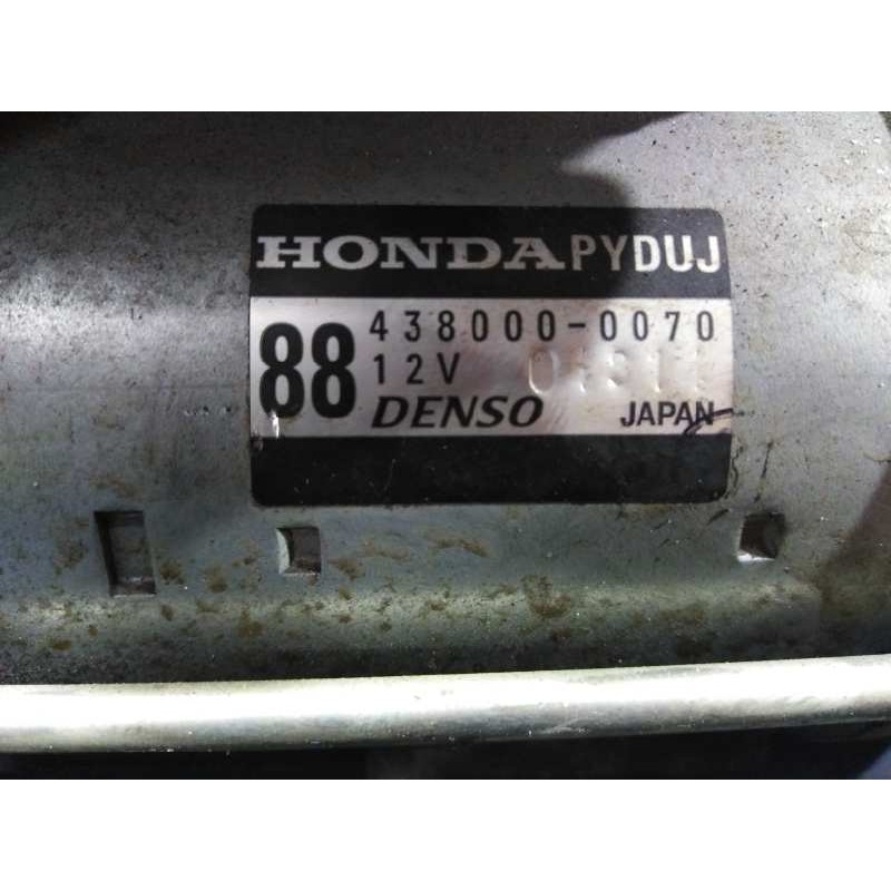 Recambio de motor arranque para honda cr-v elegance 4x2 referencia OEM IAM 4380000070  P3-A10-8-6