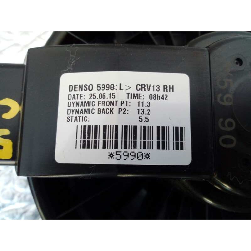 Recambio de ventilador calefaccion para honda cr-v elegance 4x2 referencia OEM IAM 5990L  E2-A2-54-2