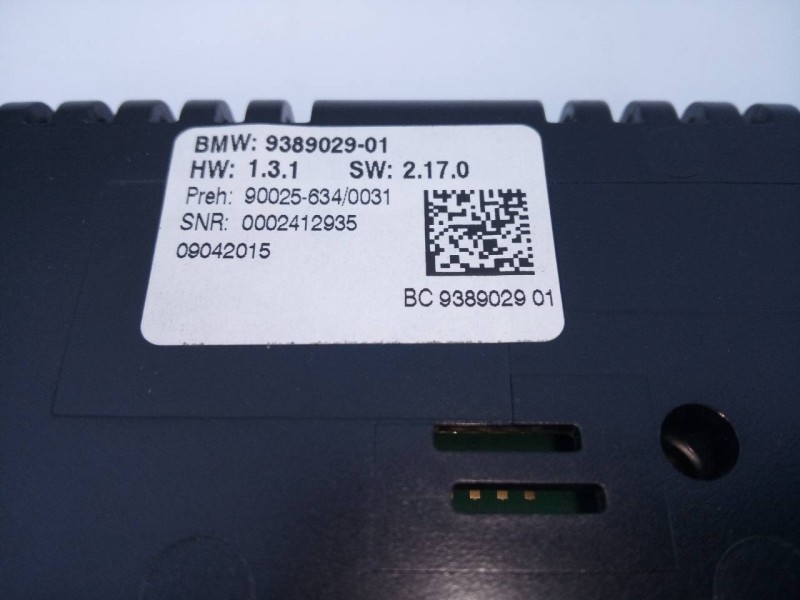 Recambio de mando climatizador para bmw serie 5 touring (f11) 520d referencia OEM IAM 938902901  E3-A2-40-4