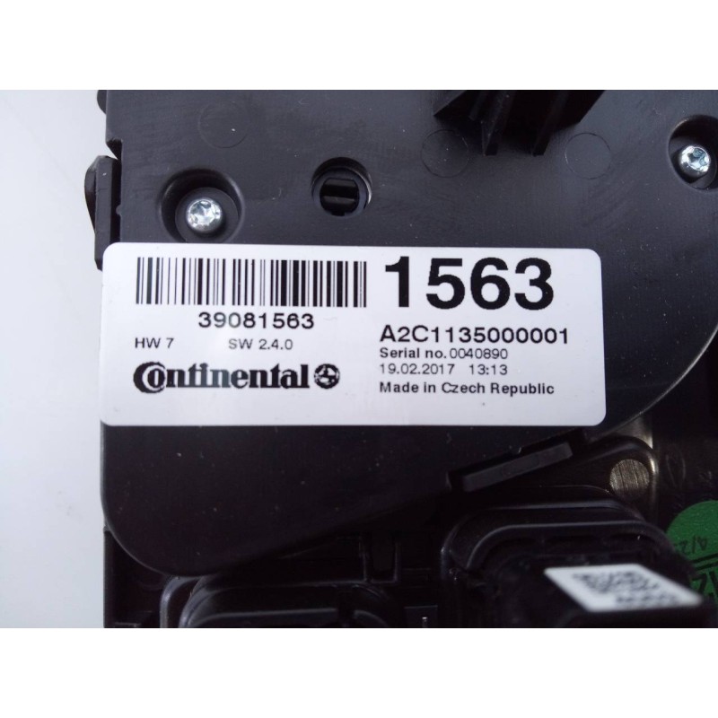 Recambio de mando climatizador para opel mokka x excellence start/stop 4x4 referencia OEM IAM A2C1135000001  E3-A5-34-4