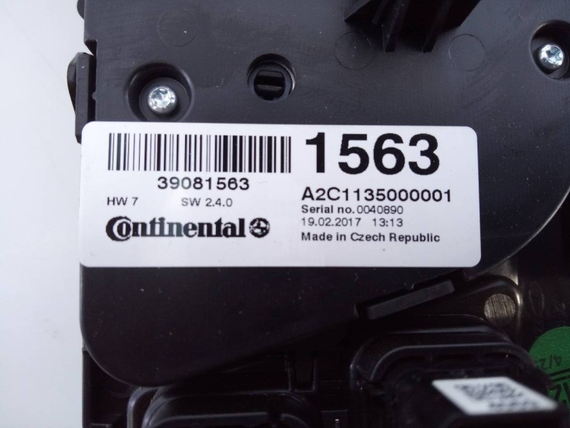 Recambio de mando climatizador para opel mokka x excellence start/stop 4x4 referencia OEM IAM A2C1135000001  E3-A5-34-4