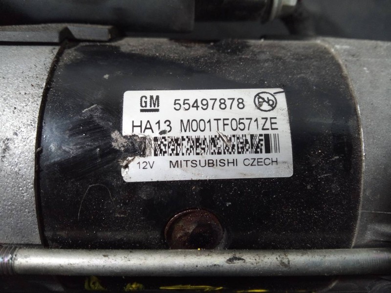 Recambio de motor arranque para opel mokka x excellence start/stop 4x4 referencia OEM IAM 55497878  P3-B7-19-1