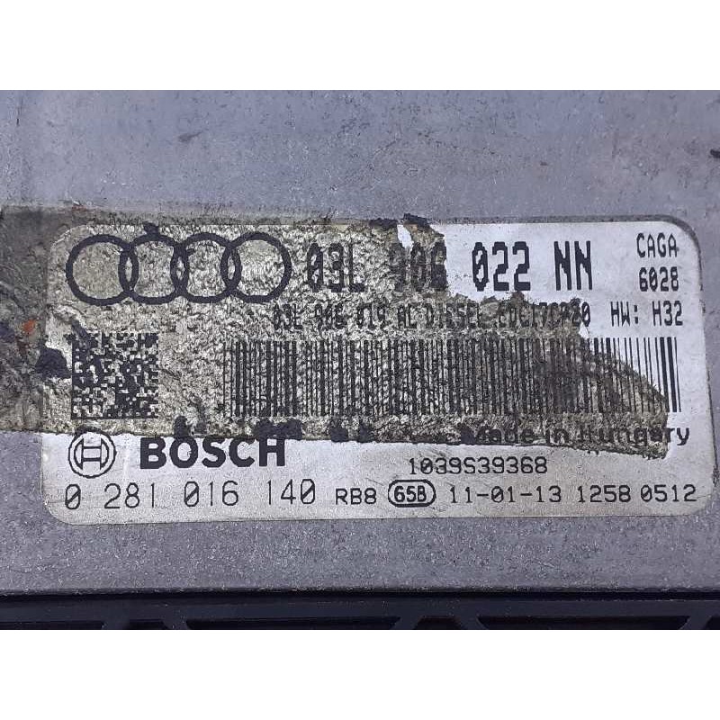 Recambio de centralita motor uce para audi a5 sportback (8t) 2.0 tdi (105kw) referencia OEM IAM 03L906022NN 1039S39368 E2-A1-1-2