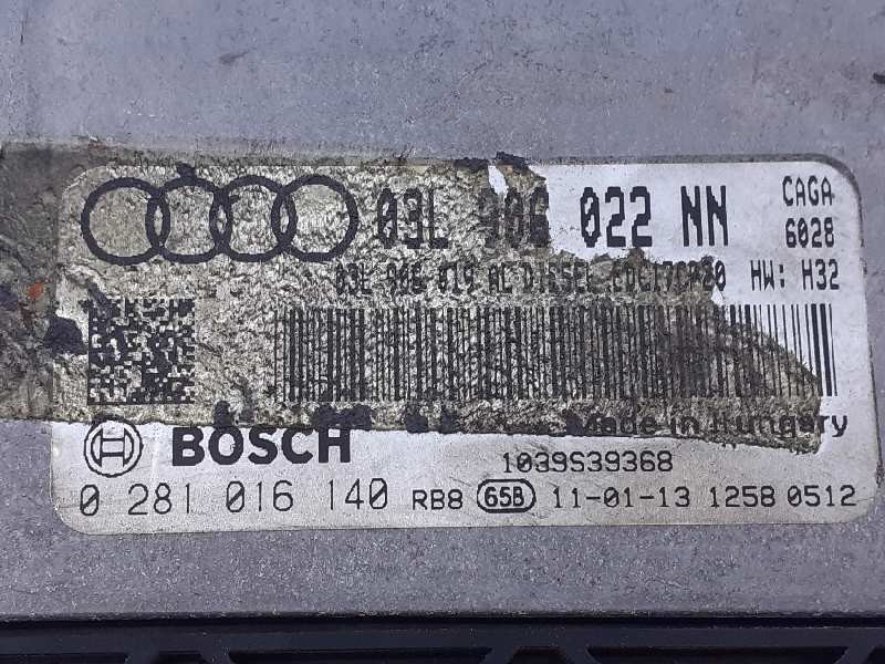 Recambio de centralita motor uce para audi a5 sportback (8t) 2.0 tdi (105kw) referencia OEM IAM 03L906022NN 1039S39368 E2-A1-1-2