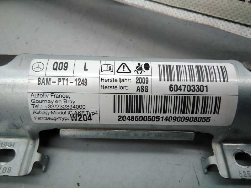 Recambio de airbag cortina delantero izquierdo para mercedes-benz clase c (w204) berlina c 220 cdi (204.008) referencia OEM IAM 