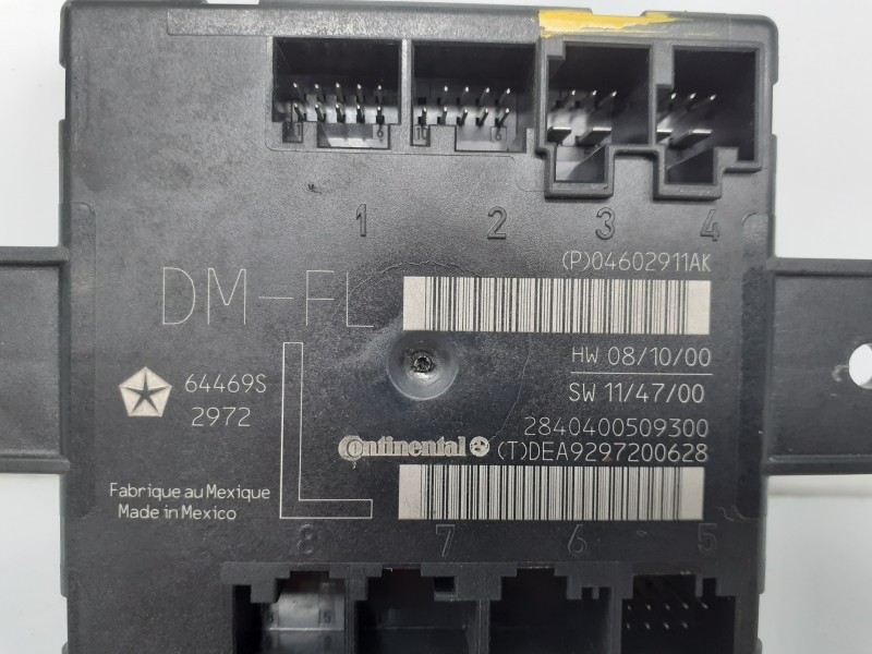 Recambio de modulo electronico para jeep gr.cherokee (wk) 3.0 crd overland referencia OEM IAM 04602911AK  E3-B6-22-5