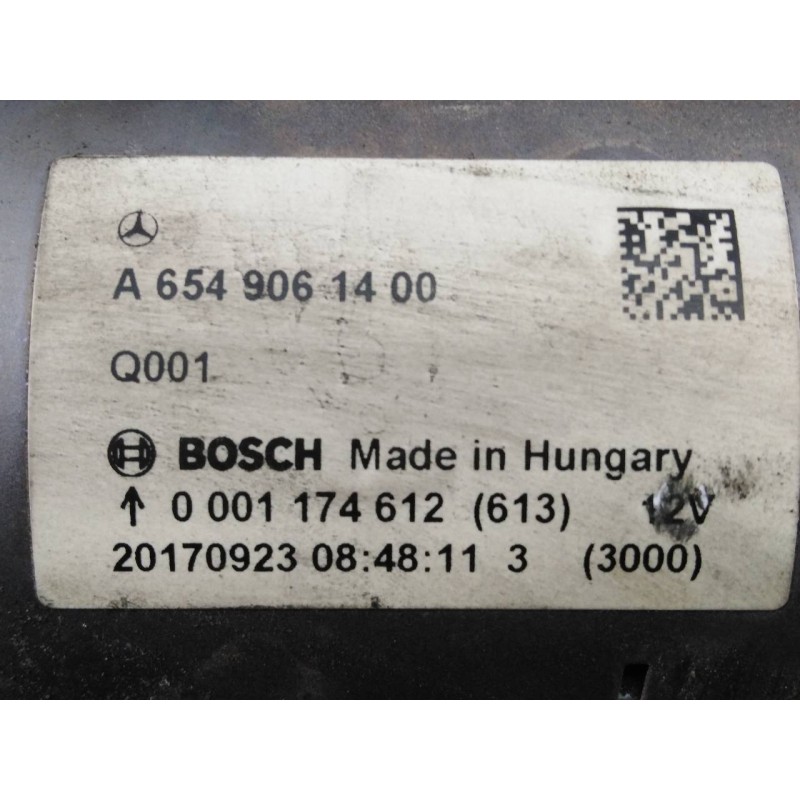 Recambio de motor arranque para mercedes-benz clase e lim. (w213) e 220 d (213.004) referencia OEM IAM A6549061400 0001174612613
