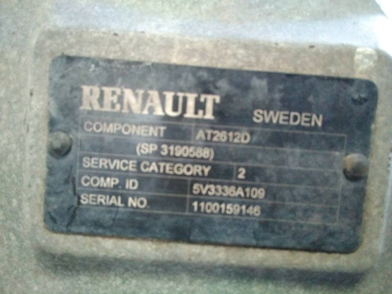 Recambio de caja cambios para renault magnum ab 2005 12.8 diesel referencia OEM IAM AT2612D 5V3336A109 M1-A1-160