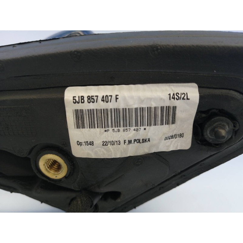 Recambio de retrovisor izquierdo electrico para skoda spaceback (5h) ambition referencia OEM IAM 5JB857407F  E1-A5-3-2