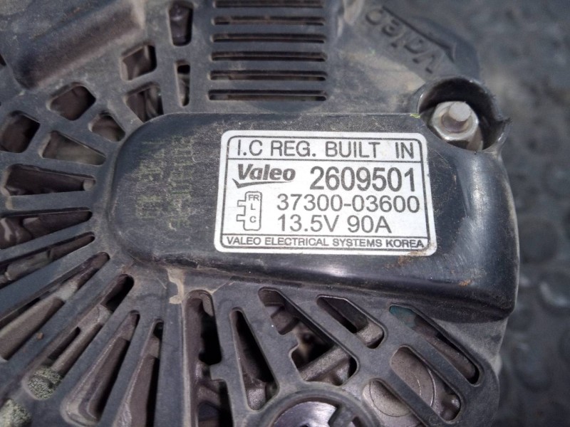 Recambio de alternador para hyundai i20 city s referencia OEM IAM 3730003600 2609501 P3-B6-8-3