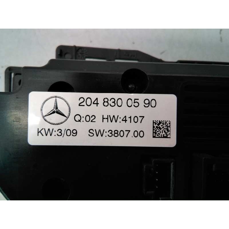 Recambio de mando climatizador para mercedes-benz clase c (w204) berlina c 220 cdi (204.008) referencia OEM IAM 2048300590  E3-A