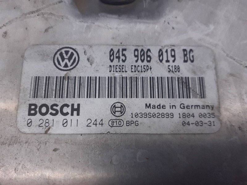 Recambio de centralita motor uce para seat ibiza (6l1) 1.4 tdi referencia OEM IAM 045906019BG 0281011244 E2-A1-4-1