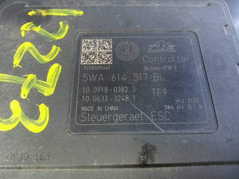 Recambio de abs para volkswagen golf viii lim. (cd1) life referencia OEM IAM 5WA614517BL  P3-B8-27-1