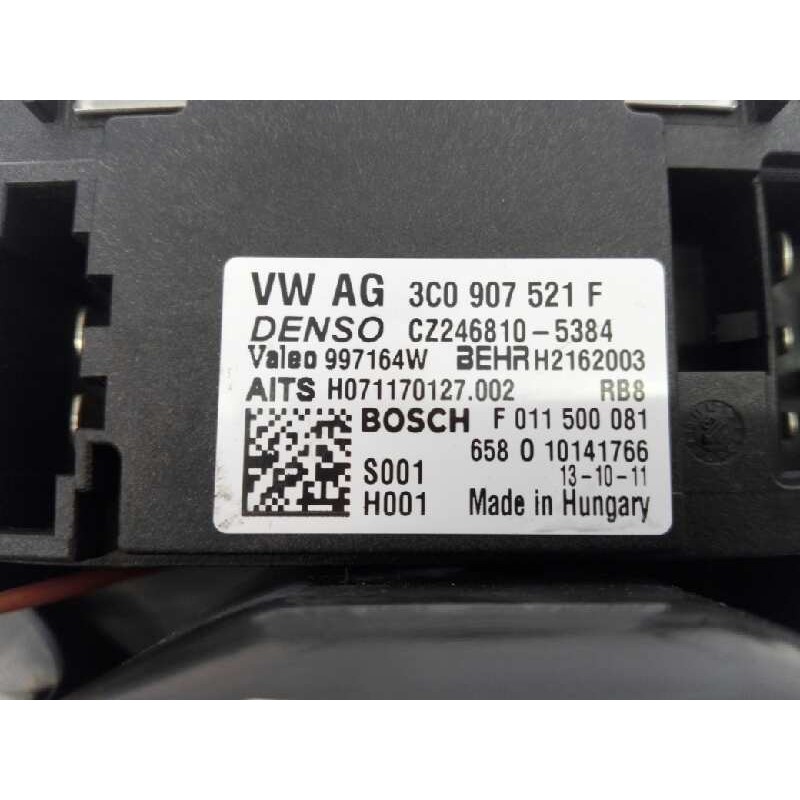 Recambio de ventilador calefaccion para volkswagen tiguan (5n1) advance bluemotion referencia OEM IAM 3C0907521F CZ2468105384 E1