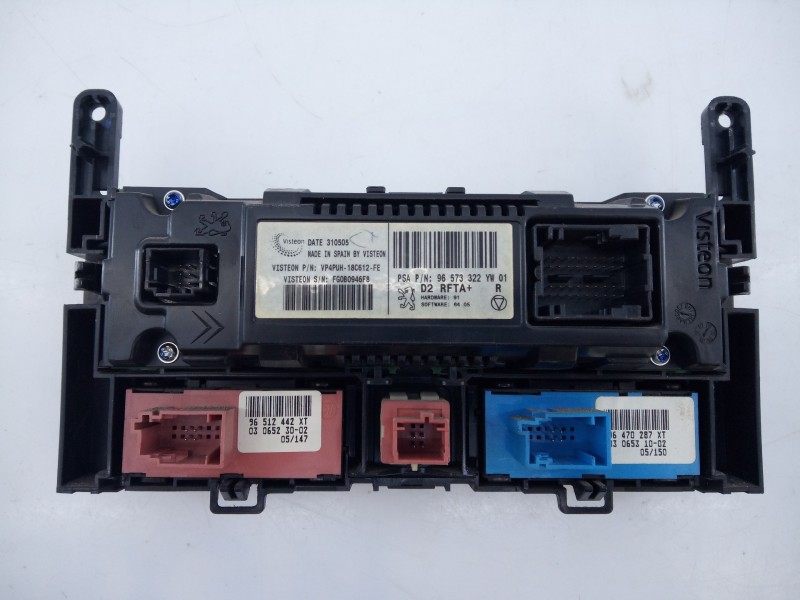 Recambio de mando climatizador para peugeot 407 sw 2.0 16v cat referencia OEM IAM 96573322 FG080946F8 E3-B2-25-1