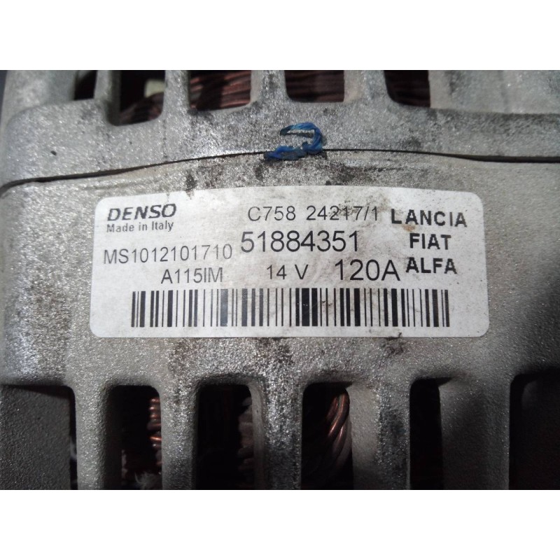 Recambio de alternador para jeep renegade longitude fwd referencia OEM IAM 51884351  P3-A5-3-1