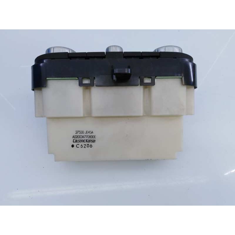 Recambio de mando climatizador para nissan qashqai (j10) tekna referencia OEM IAM 27500JD45A A02000A7706000 E3-B4-22-1