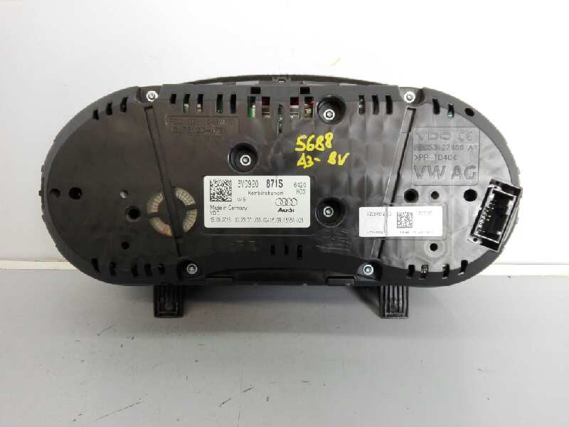 Recambio de cuadro instrumentos para audi a3 (8v) ambiente referencia OEM IAM 8V0920871S A2C94972400 E2-A1-39-2