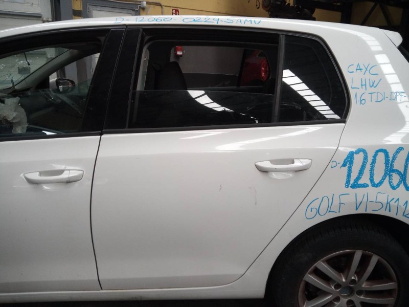 Recambio de puerta trasera izquierda para volkswagen golf vi (5k1) rabbit bluemotion referencia OEM IAM   