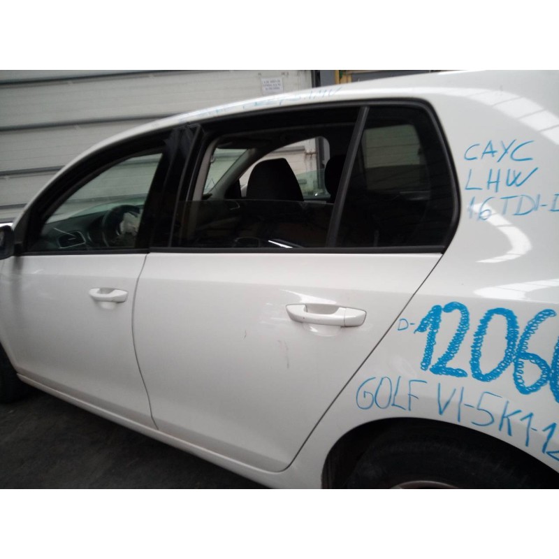 Recambio de puerta trasera izquierda para volkswagen golf vi (5k1) rabbit bluemotion referencia OEM IAM   