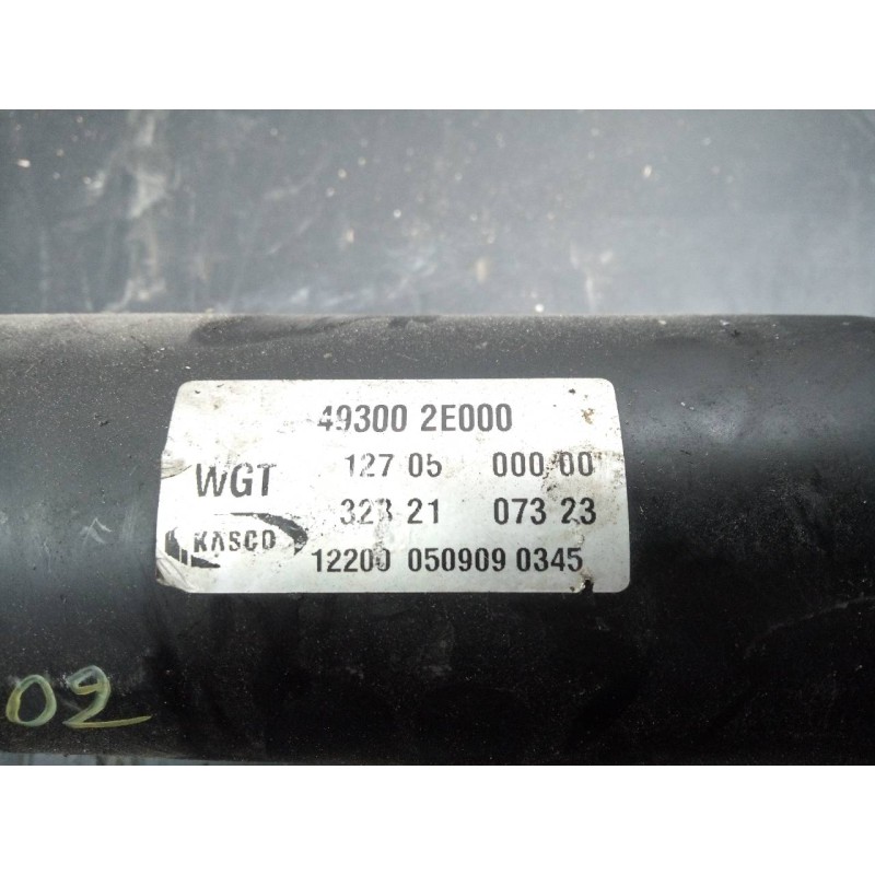 Recambio de transmision central para hyundai tucson (jm) 2.0 crdi comfort (4wd) referencia OEM IAM 493002E000  P1-A1-14