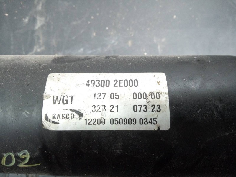 Recambio de transmision central para hyundai tucson (jm) 2.0 crdi comfort (4wd) referencia OEM IAM 493002E000  P1-A1-14