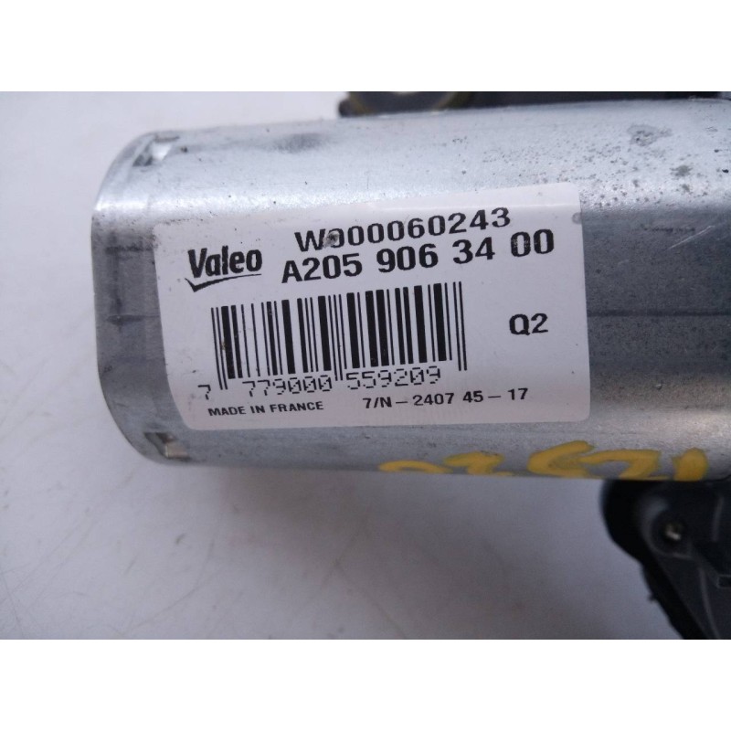 Recambio de motor limpia trasero para mercedes-benz clase c (w205) familiar c 250 t bluetec / d (205.208) referencia OEM IAM A20