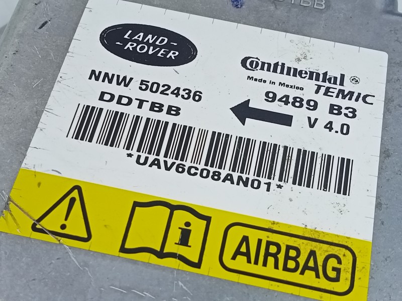 Recambio de centralita airbag para land rover range rover sport v6 td hse referencia OEM IAM 9489B3 NNW502436 E3-B3-18-3