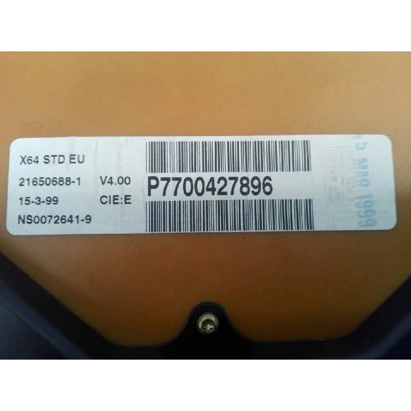 Recambio de cuadro instrumentos para renault megane i fase 2 gandtour (ka..) 1.9 d authentique referencia OEM IAM P7700427896 NS