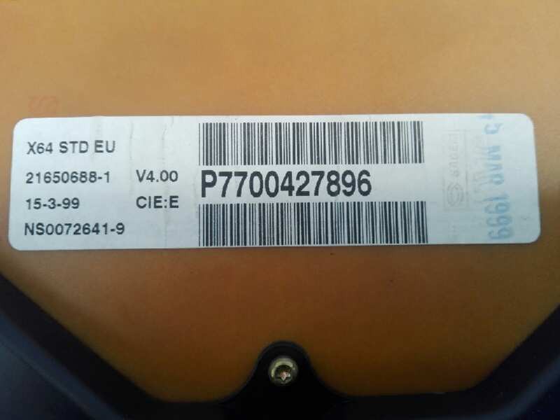 Recambio de cuadro instrumentos para renault megane i fase 2 gandtour (ka..) 1.9 d authentique referencia OEM IAM P7700427896 NS