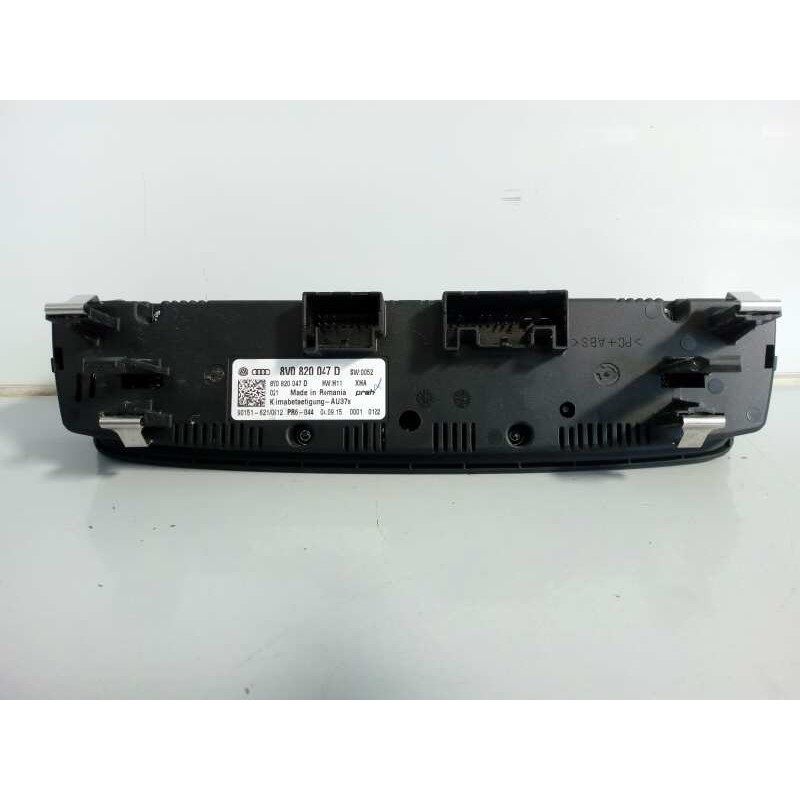 Recambio de mando climatizador para audi a3 (8v) ambiente referencia OEM IAM 8V0820047D  E2-A1-8-2