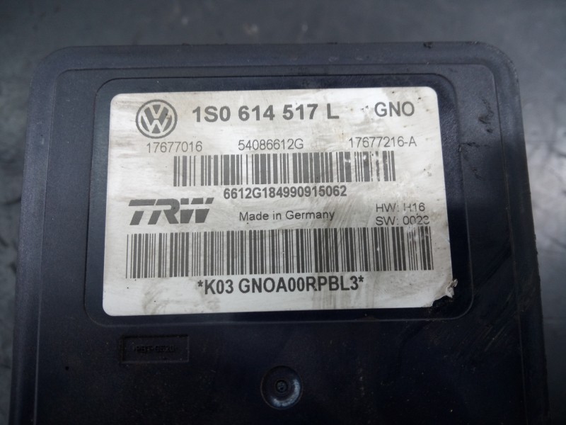 Recambio de abs para skoda spaceback (5h) active referencia OEM IAM 1S0614517L  P3-B8-24-1