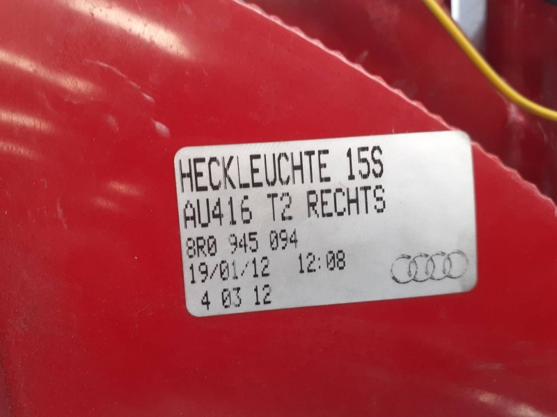Recambio de piloto trasero derecho para audi q5 (8r) 2.0 tdi (105kw) referencia OEM IAM 8R0945094  E1-B6-23-1