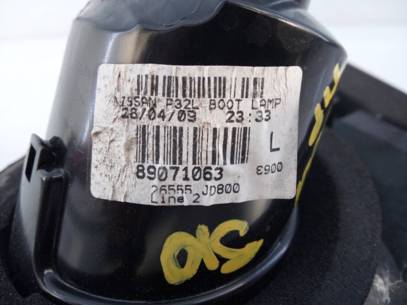 Recambio de piloto trasero izquierdo porton para nissan qashqai (j10) acenta referencia OEM IAM 89071063 26555JD800 E2-A4-39-2