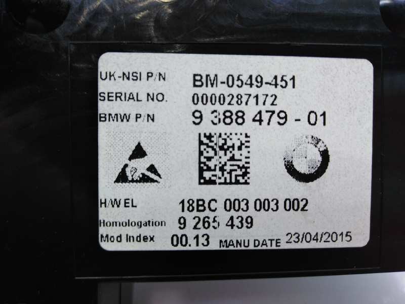 Recambio de cuadro instrumentos para mini mini (f56) john cooper works referencia OEM IAM 938847901  E3-A2-39-4