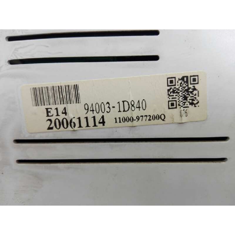 Recambio de cuadro instrumentos para kia carens (un) emotion referencia OEM IAM 940031D841 11000977200Q E3-A3-24-3