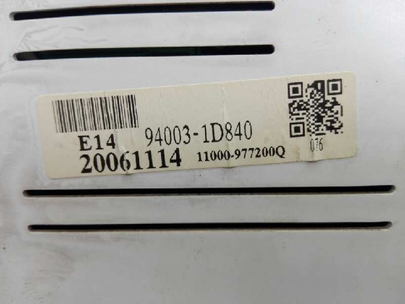 Recambio de cuadro instrumentos para kia carens (un) emotion referencia OEM IAM 940031D841 11000977200Q E3-A3-24-3