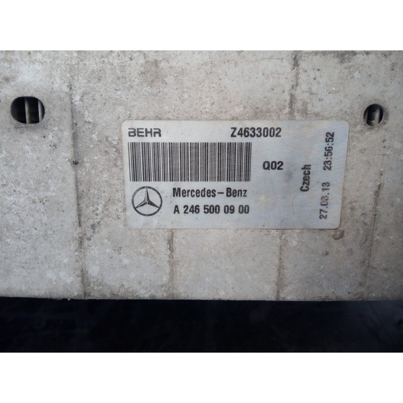 Recambio de intercooler para mercedes-benz clase a (w176) a 180 cdi blueefficiency (176.012) referencia OEM IAM A2465000900 Z463