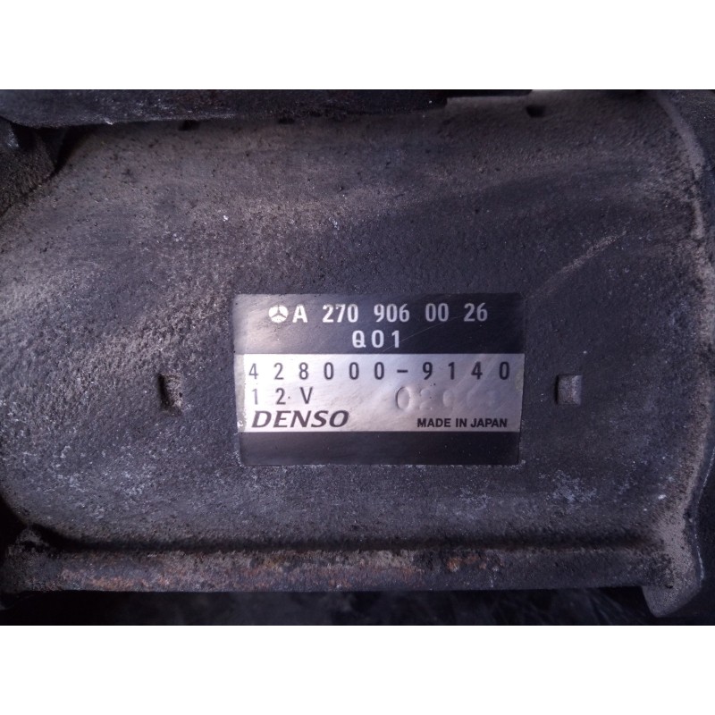 Recambio de motor arranque para mercedes-benz clase a (w176) a 180 cdi blueefficiency (176.012) referencia OEM IAM A2709060026 4