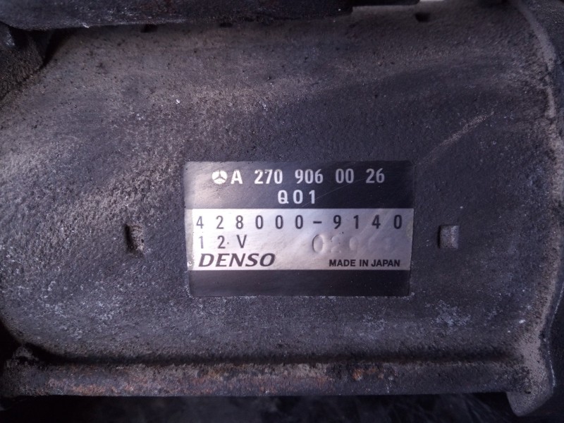 Recambio de motor arranque para mercedes-benz clase a (w176) a 180 cdi blueefficiency (176.012) referencia OEM IAM A2709060026 4