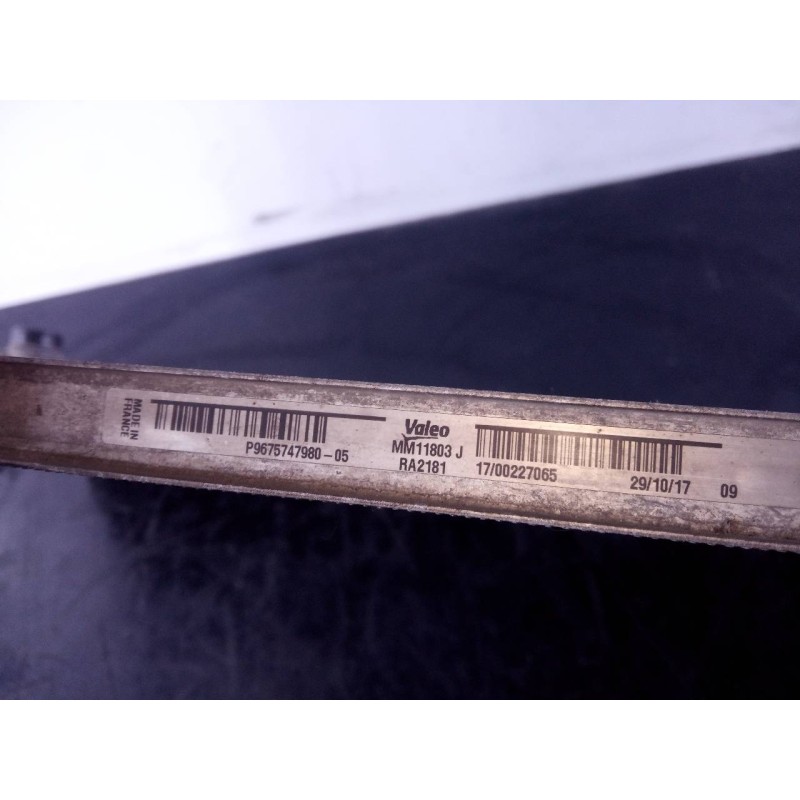 Recambio de radiador agua para peugeot 3008 suv referencia OEM IAM 9675747980 1700227065 P2-A6-8