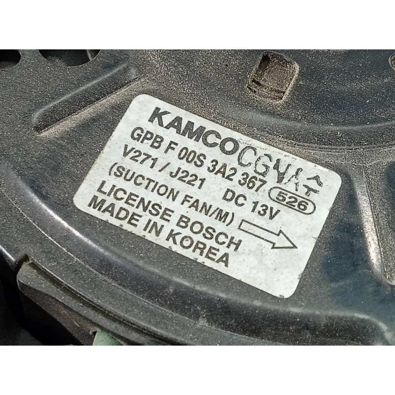 Recambio de electroventilador para chevrolet epica lt referencia OEM IAM F00S3A2367 F00S3D2001 P2-A7-2